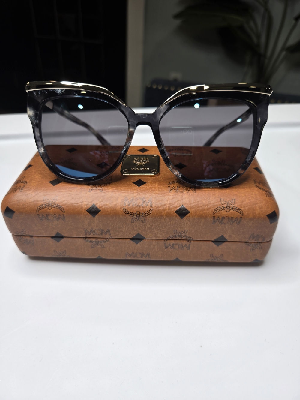MCM Women's Gray Gradient Cat-Eye Sunglasses